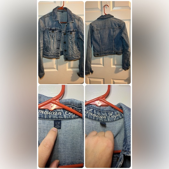 American Eagle Outfitters Blue Jean Jacket for Kids - Picture 1 of 5